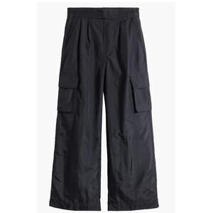 Kids Black Cargo Pants